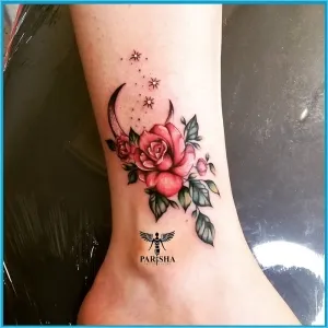 روی ساق پا