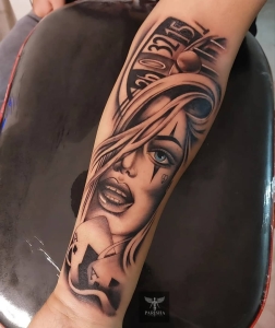 تاتو طرح چهره