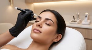 خدمات تخصصی میکروبلیدینگ ابرو و قرینه‌سازی نچرال در کلینیک پریشا